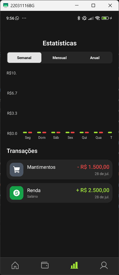 Imagem do projeto Expense Tracker App